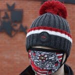 Зимска капа О мама (сива)