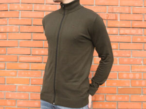 Џемпер Зип (маслинасти)