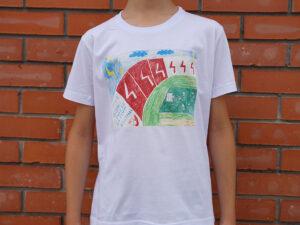 Дечија мајица Ти се бори! (бела)