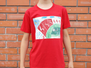 Дечија мајица Ти се бори! (црвена)